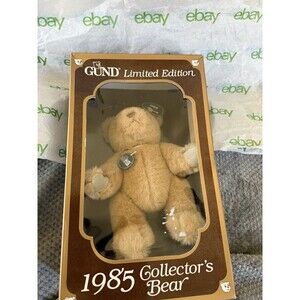 1985 GUND Collectors Bear Limited Edition Original Box